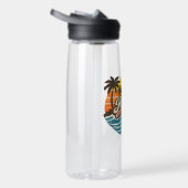 Robert Retro Sunset Name Design ウォーターボトル (右面)