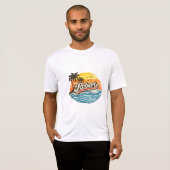 Robert Retro Sunset Name Design Tシャツ (正面フル)