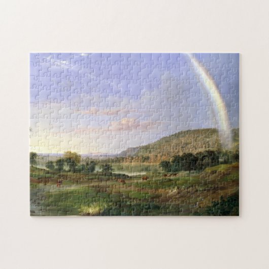 Robert S. Duncanson Landscape with Rainbow ジグソーパズル (横)