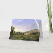 Robert S. Duncanson Landscape with Rainbow Poster カード (正面)