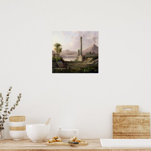 Robert S. Duncanson Pompeii ポスター (キッチン)