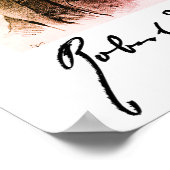 Robert Schumann/署名 ポスター (角)