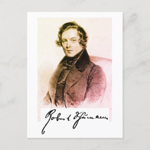 Robert Schumann/署名 ポストカード