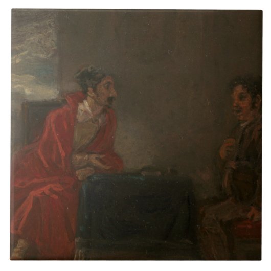 Robert Smirke - Don Quixoteのイラストレーション タイル (正面)