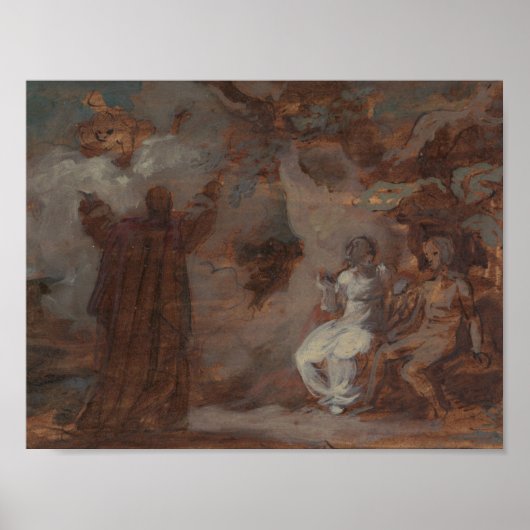 Robert Smirke - Prospero Conjuring a Masque ポスター (正面)