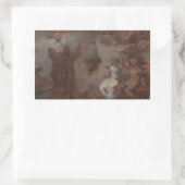 Robert Smirke - Prospero Conjuring a Masque 長方形シール (バッグ)