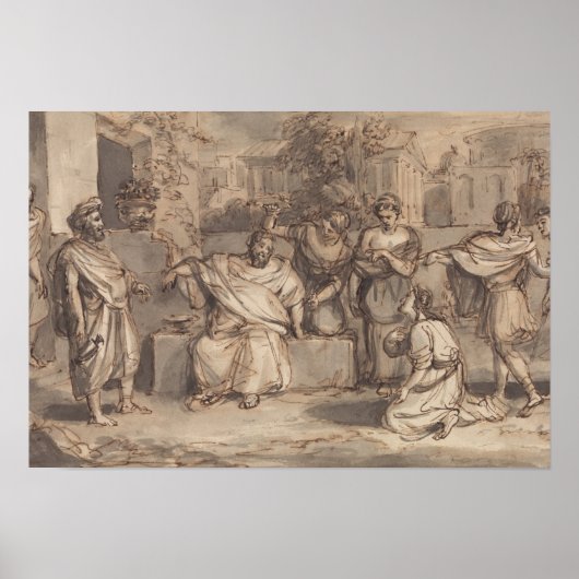 Robert Smirke - Sketch for Timon of Athens ポスター (正面)