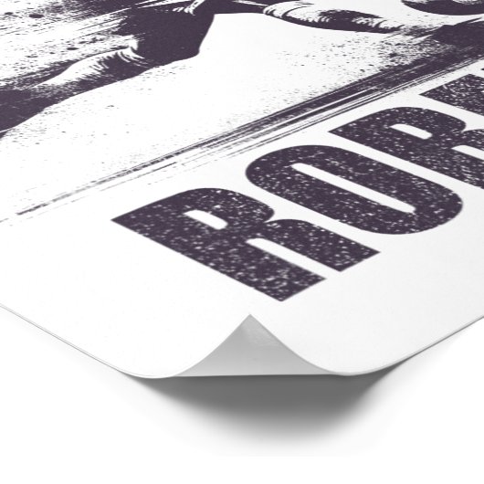 Robert Soccer Boys Personalized First Name Robert  ポスター (角)