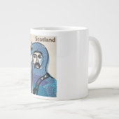 Robert the Bruce Scotland旅行ポスター ジャンボコーヒーマグカップ (正面右)