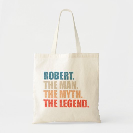 Robert The Man The Myth The Legend トートバッグ (正面)