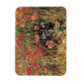 Robert Vonnohによるポピー、ヴィンテージ印象派 マグネット (縦)