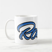 Robert Vorname Name blue Tasse Kaffeetasse コーヒーマグカップ (左)