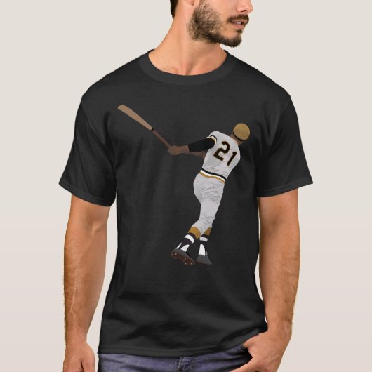 Roberto Clemente Sticker Tシャツ (正面)