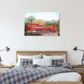 Roberts'Market in Woodside paintiのキャンバスプリント キャンバスプリント (インサイチュ (寝室))