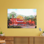 Roberts'Market in Woodside paintiのキャンバスプリント キャンバスプリント (インサイチュ (リビング))