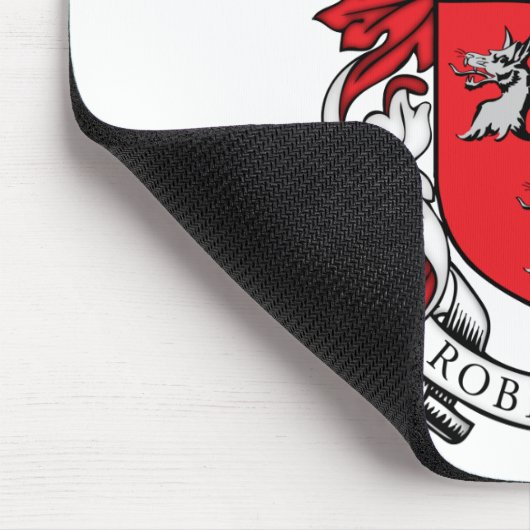 Robertson家族の紋章付き外衣 マウスパッド (コーナー)