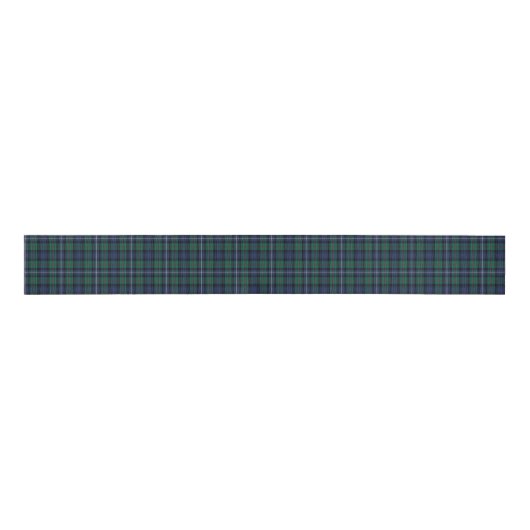 Robertson Hunting Tartan Plaid Pattern グログランリボン (正面)