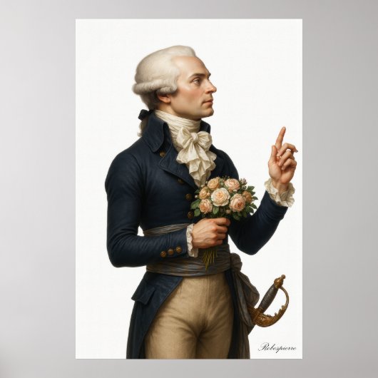 Robespierre - French Revolution Archival Art Print ポスター (正面)