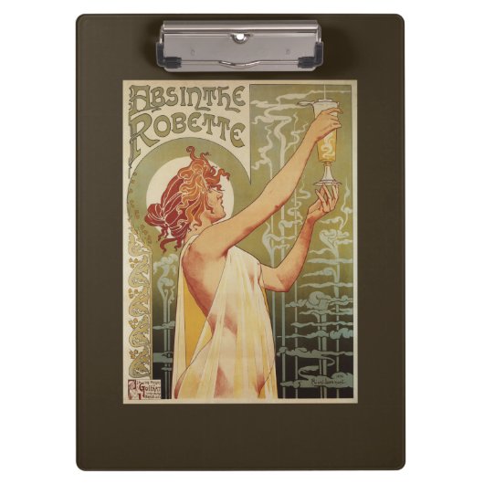 Robetteのアブサン広告ポスター クリップボード (正面)