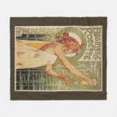 Robetteのアブサン広告ポスター フリースブランケット (正面(横))