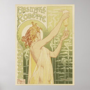 Robette Absinthe - Art Nouveau Poster ポスター
