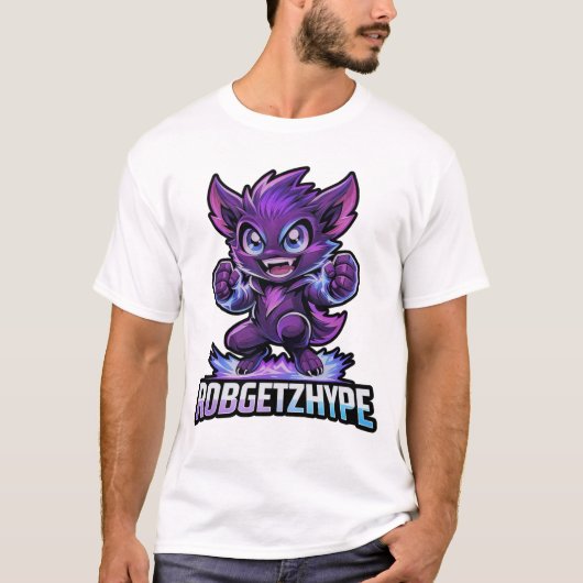 RobGetzHype モンスタートー Tシャツ (正面)