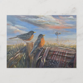 Robin インビテーションポストカード