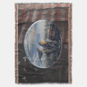 Robin 250yrs Branch Co MICH スローブランケット (正面縦)