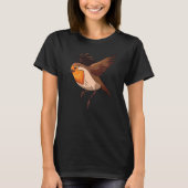 Robin Bird  Cute Birds Animal  Graphic Tシャツ (正面)
