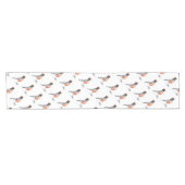 Robin Bird in Hat ショートテーブルランナー (横)