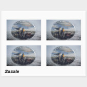 Robin Branch Co MICH 長方形シール (シート)