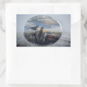 Robin Branch Co MICH 長方形シール (バッグ)