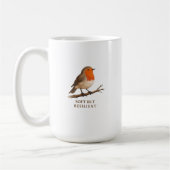 Robin Coffee Mug - Soft Resilient Bird Gift コーヒーマグカップ (左)