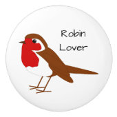 Robin Design オリジナルデザイン セラミックノブ (正面)