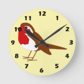 Robin Design ラウンド壁時計 (正面)