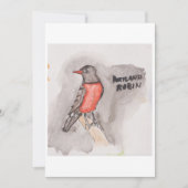 Robin Greeting Card 招待状 (正面)