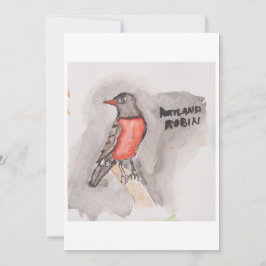Robin Greeting Card 招待状