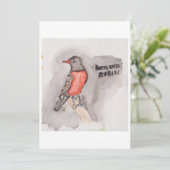 Robin Greeting Card 招待状 (スタンド正面)