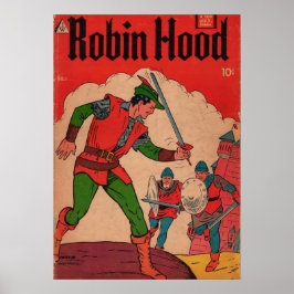 Robin Hood Comic Cover ポスター