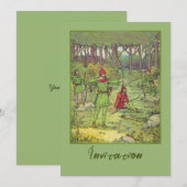 Robin Hood In The Forest  招待状 (正面/裏面)