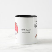 Robin Memorial Mug | “Each Time I See a Robin マグカップ (中央)