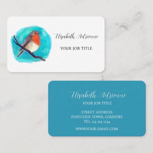 Robin redbreast 名刺 (正面/裏面)