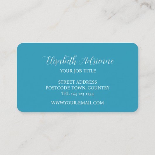 Robin redbreast 名刺 (裏面)