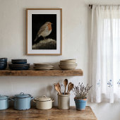 Robin Redbreast Heritage Bird Poster ポスター