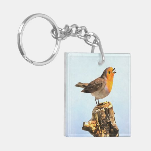 Robin singing キーホルダー (正面左)