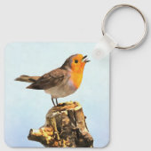 Robin singing  キーホルダー (裏面)