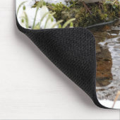 Robin Staring at its Reflection in Puddle マウスパッド (コーナー)