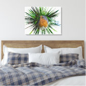 Robin up close canvas print キャンバスプリント (インサイチュ (寝室))