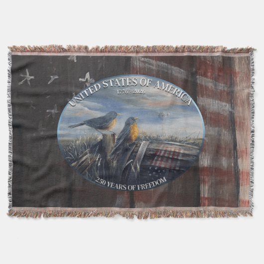 Robin USA スローブランケット (正面)