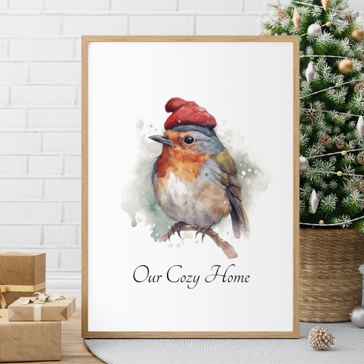 Robin Winter Delight, custom ポスター